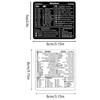 Shortcuts Sticker for Apple Mac OS System Shortcut Key Sticker for 13-16" MacBook Pro 13 /Air 13 Windows Palm Rest