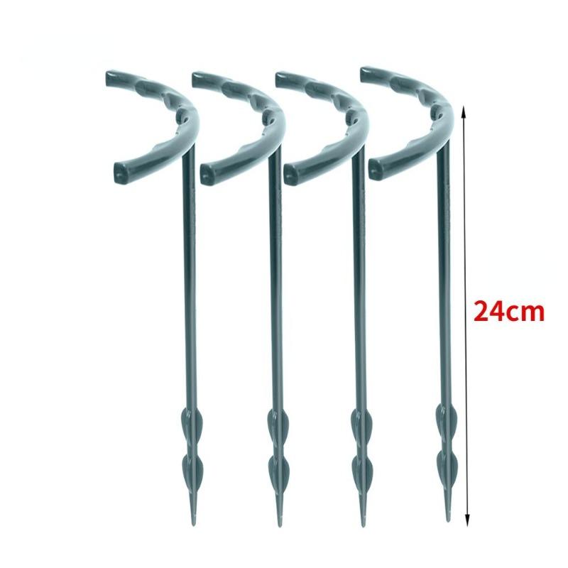2-12PCS Plant Support Pile Garden Semicircle Flower Stand Cage Plant Grow Fixing Rod Vine Climbing Bracket Stake Holder Bonsai Tool