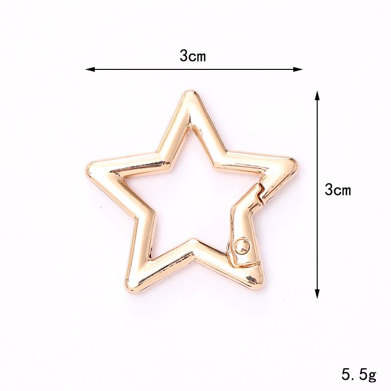 Yi Lian Jewelry Брелок из цинкового сплава в виде сердечка с карабином