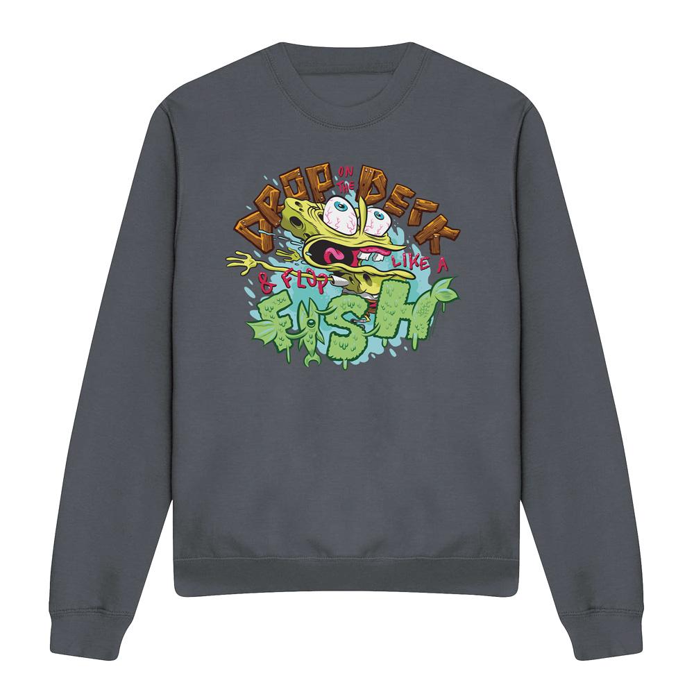 SpongeBob SquarePants Unisex Adult Drop And Flop Sweatshirt