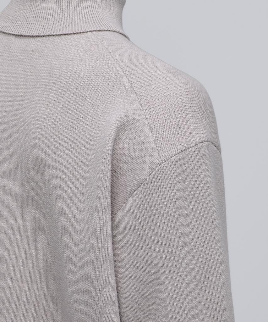 MUSINSA STANDARD Minimal Turtleneck Knit [Mushroom]
