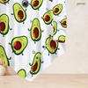 Women Plus Size Round Neck Long Sleeve T Shirt Palm Tree Print Turquoise White Gradient Asymmetric Hem Button Detail