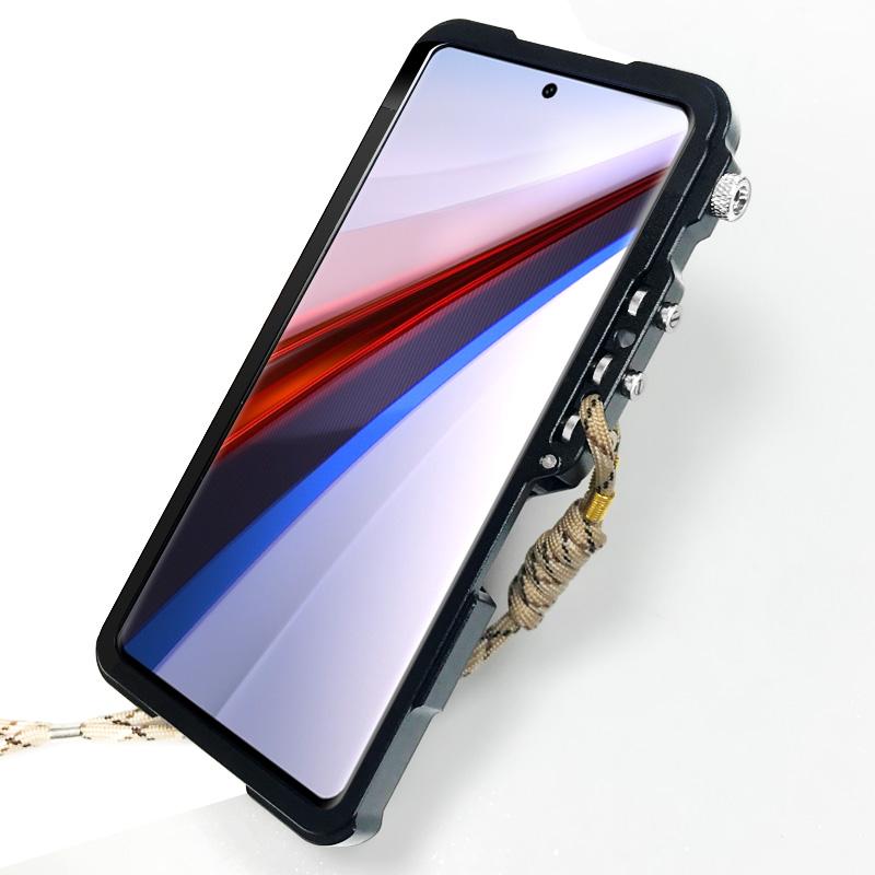 For Samsung a15 Armor Screw Metal Frame Shockproof Cover For Samsung a15 a16 4G 5G Aluminium Bumper Cases Heavy Duty Fundas