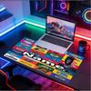 Custom Name Personalized basketball Pattern Mousepad, Laptop PC Desk Mat, Decorative Desk Mat for Home Keyboard Pad Gift