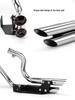 Harley 883 Iron 2004-2023 Выхлопная труба в ретро-стиле, модифицированная для прямой установки