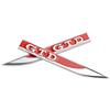 Car Metal GTI GTD R Line Logo Side Body Fender Emblem Sticker For Volkswagen VW Rline GTI Golf 5 7 Caddy Passat B6 Tiguan Polo zj0