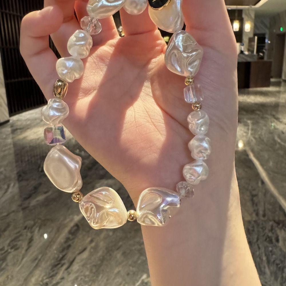 Модная цепочка для телефона с жемчужным бисерным кулоном, шнурок, новый ремешок на запястье для телефона