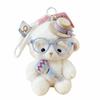 Creative Fluffy Sheep Keychain Soft Plush Lamb Charm Cute Lamb Stuffed Doll  Holiday Decoration