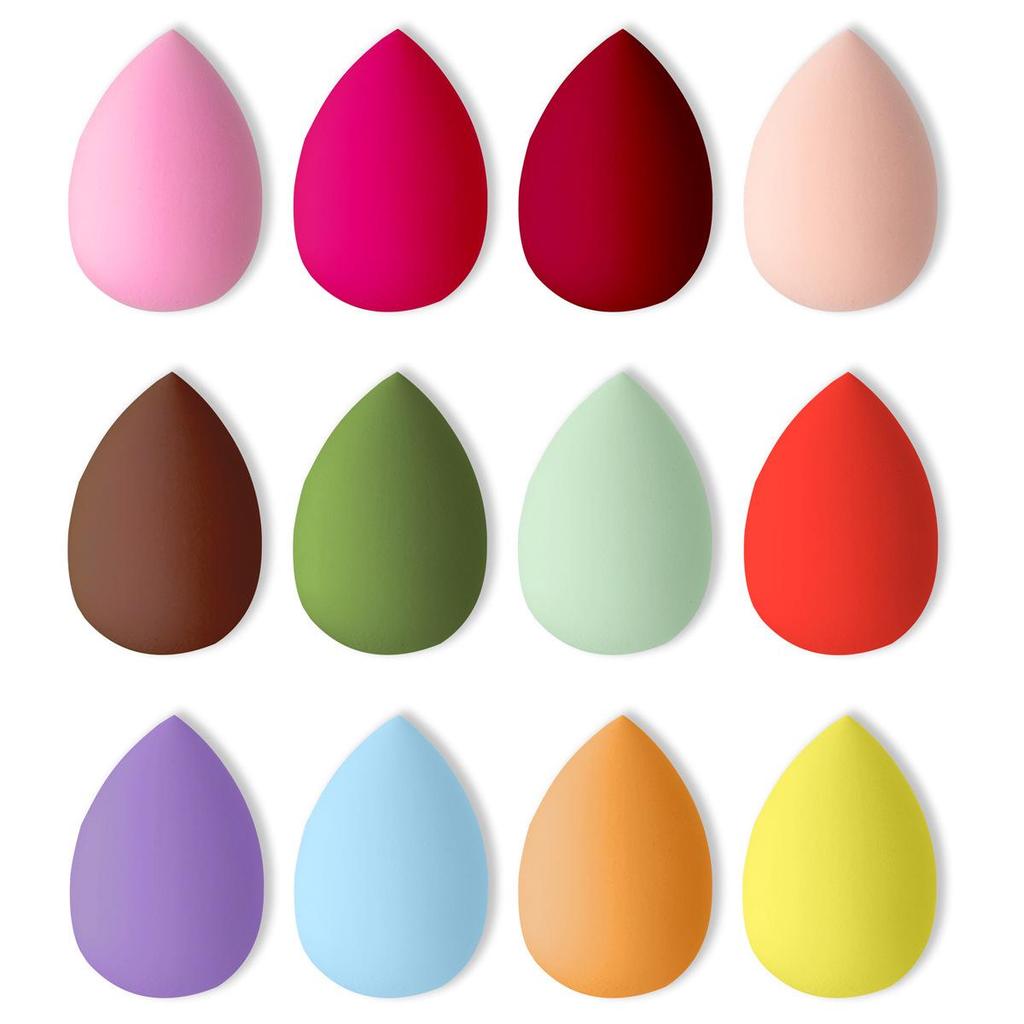 Набор косметических губок: Бьюти-блендеры в форме капли и тыквы