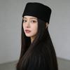 Антикварный шерстяной котелок для женщин Различные случаи Стиль Круглый колпак-цилиндр Для повседневных мероприятий Формальные собрания Путешествия