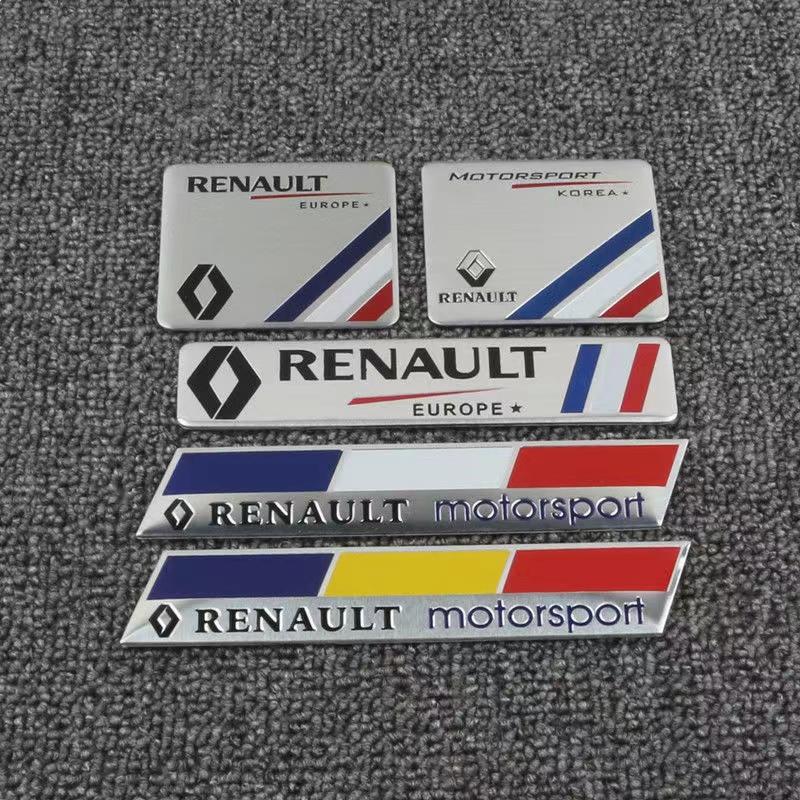 3D Car Metal Emblem Badge Car Body Trunk Badge Stickers Decal For Renault Megane 2 3 4 Twingo Clio Talisman Captur Trafic Kwid T111