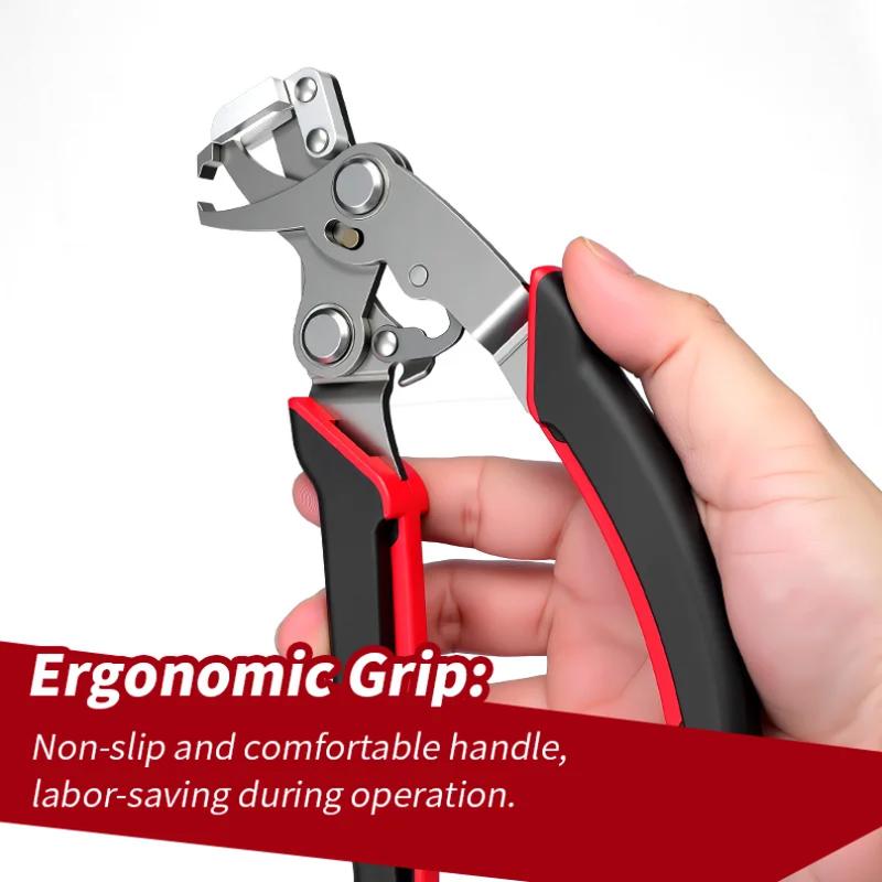 Car Clip Pliers Stainless Steel Automotive Snap Pliers Fastener Remover for Mechanics DIY Garage Workshop Users