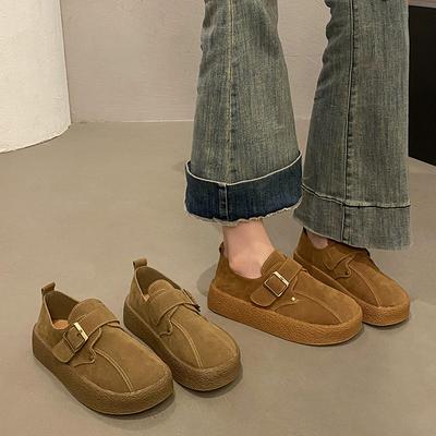 Ретро весенне-осенний сезон, Boken новая одинарная обувь, обувь Birken, на одной педали, толстая подошва, всеохватывающая, повседневная женская универсальная