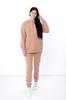 Women’s Warm Sports Suit – Oversized Hoodie & Jogger Pants, Soft Cotton Blend, Winter, 3400-025 HC