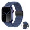 Магнитный плетеный ремешок-петля для Apple Watch 45мм 41мм 44мм 42мм 46мм Ultra 3 49мм Нейлоновый браслет iWatch 11 10 9 8 7 6 5 SE