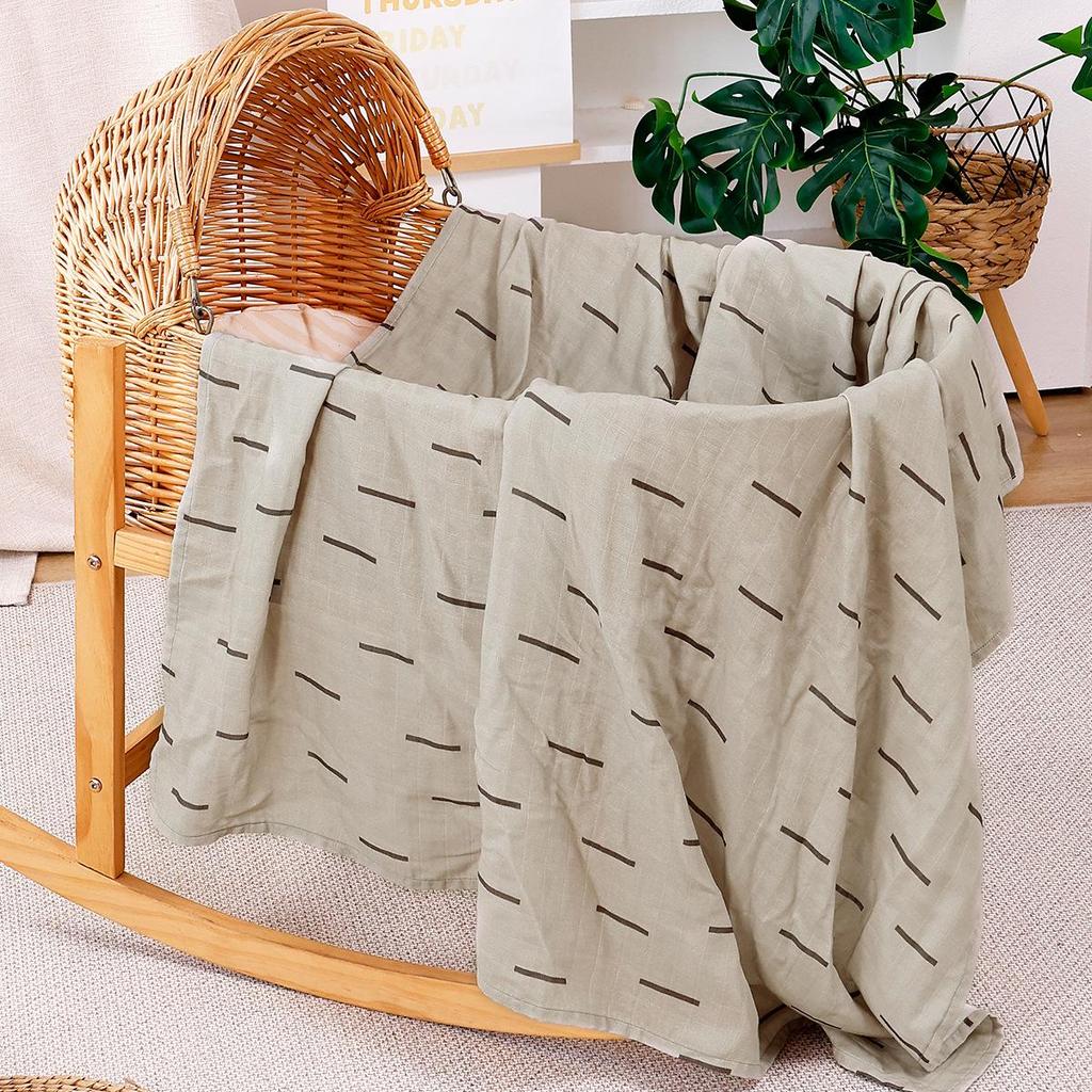 Kangobaby Пеленка-кокон из муслина для новорожденного и одеяло-полотенце для купания