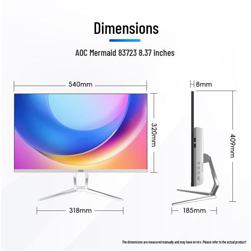 AOC Mermaid 837 Series 23.8-inch All-in-One PC (CN version)