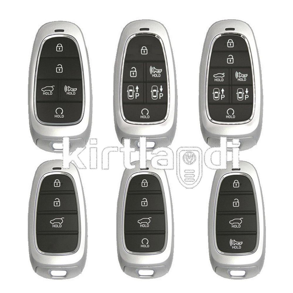Прозрачный ТПУ Чехол-накладка для ключа-пульта для Hyundai Tucson 2023 Santa Fe 4 NEXO NX4 Atos Prime Solaris 2021 Держатель Автоаксессуары