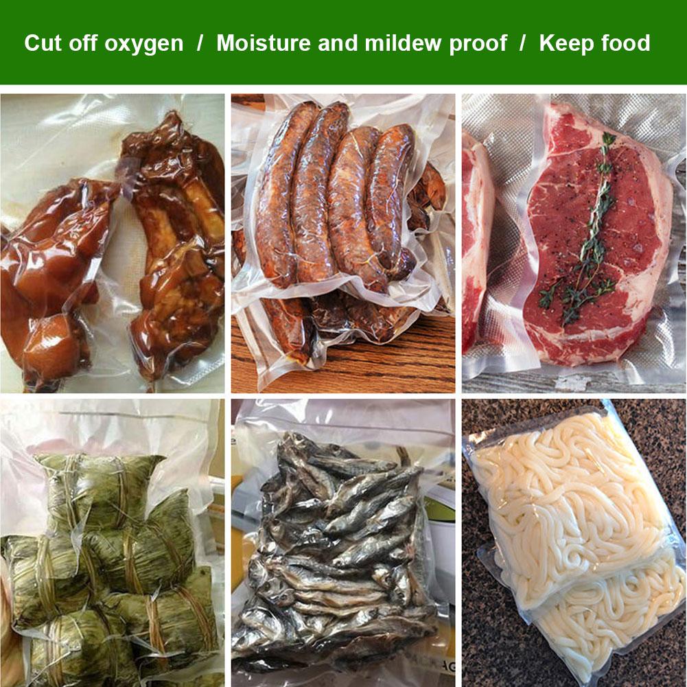 1 рулон мелкоточечных вакуумных пакетов для запечатывания пищевых продуктов, сжатый упаковочный пакет для хранения, рулон 30x500 см