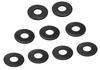 FregocS нержавеющая сталь черный цвет проставки универсальный M8 тонкий регулируемый набор из 9 предметов (Внутренний диаметр 8,5 мм Внешний диаметр 22 мм Толщина 1,2-2 мм)