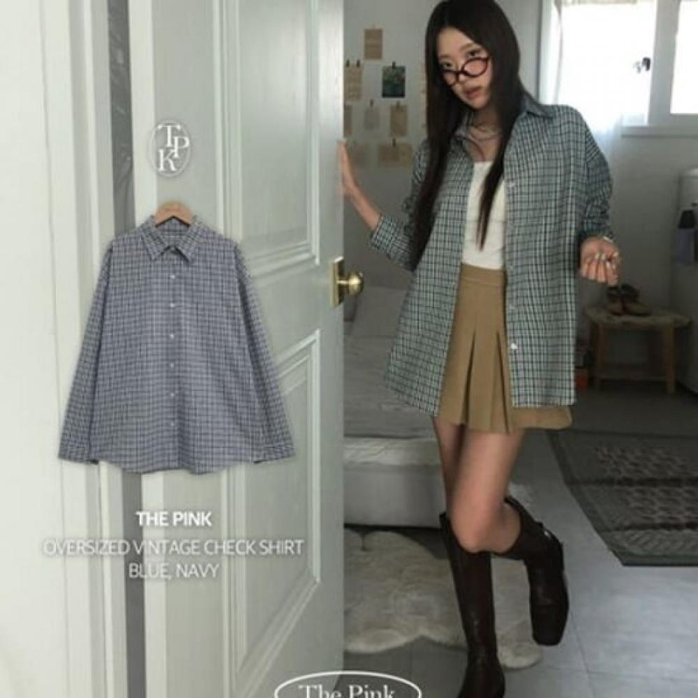 The Pink Men S Vintage Check Shirt