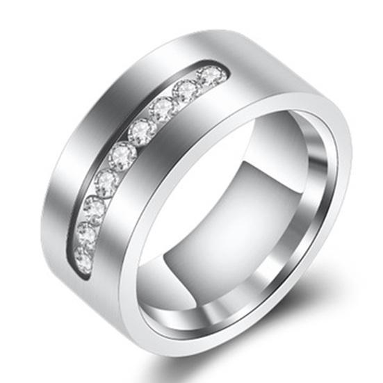 1/2 шт. кольцо модное нежное тонкое мастерство изысканное украшение кольцо для пары со стразами и цирконом