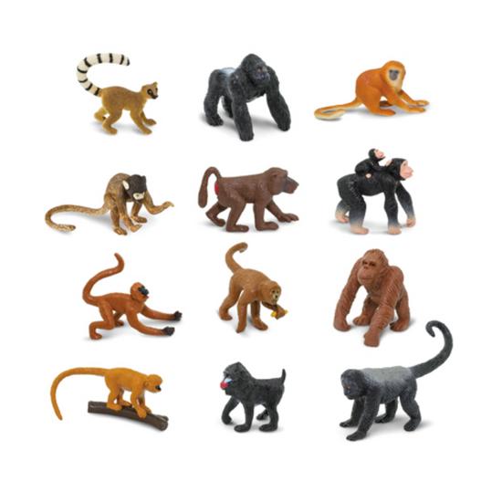 Safari LED Monkeys and Apes Tube Figure Monkeys Apes 680604, популярные игрушки в Корее