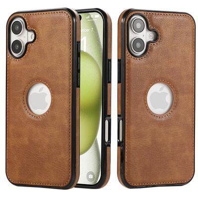 16 Pro Max ретро кожаный чехол для телефона iPhone 16 Plus 15 14 11 Pro Max 13 12 Mini XS XR X 7 8 противоударный защитный чехол