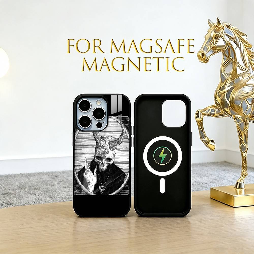 Warning sign Phone Case For iPhone17,16,15,14,13,12,11 Plus,Pro Magnetic with Magsafe Wireless Charging