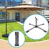 Foldable Patio Umbrella Stand Beach Base Durability Multifunctional Accessory Sun Umbrellas