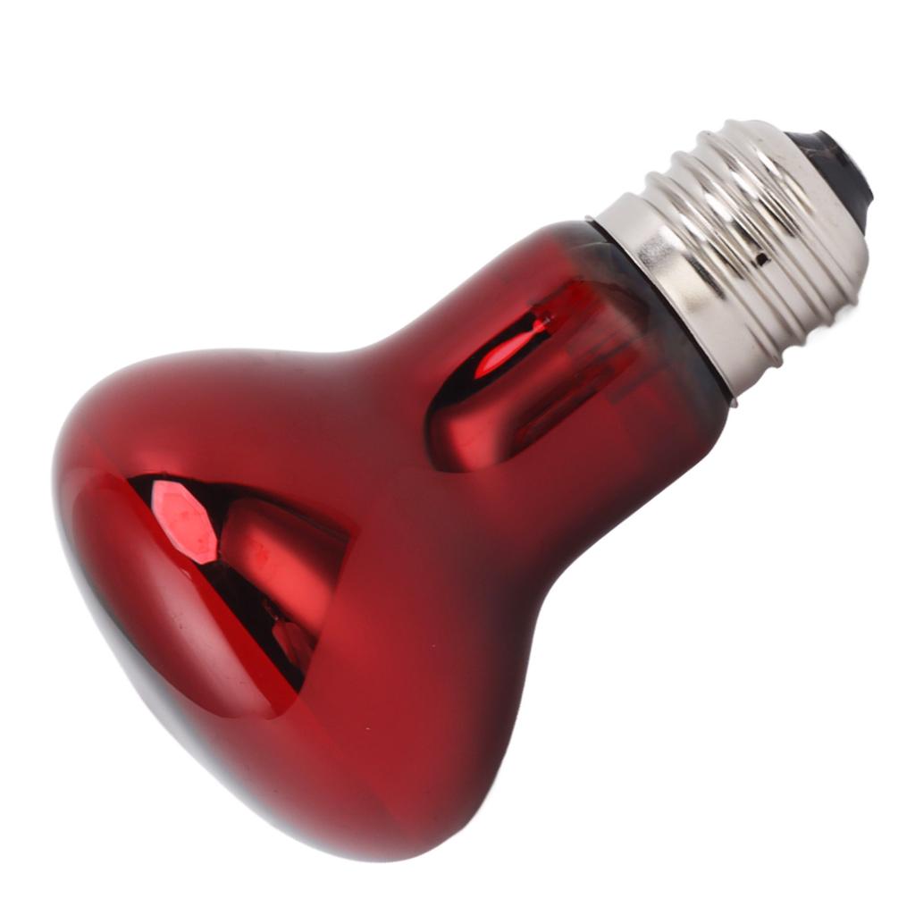Reptile Heat Lamp Bulb E27 UVA Amphibian Basking Day and Night Heating Light Bulb for Bearded