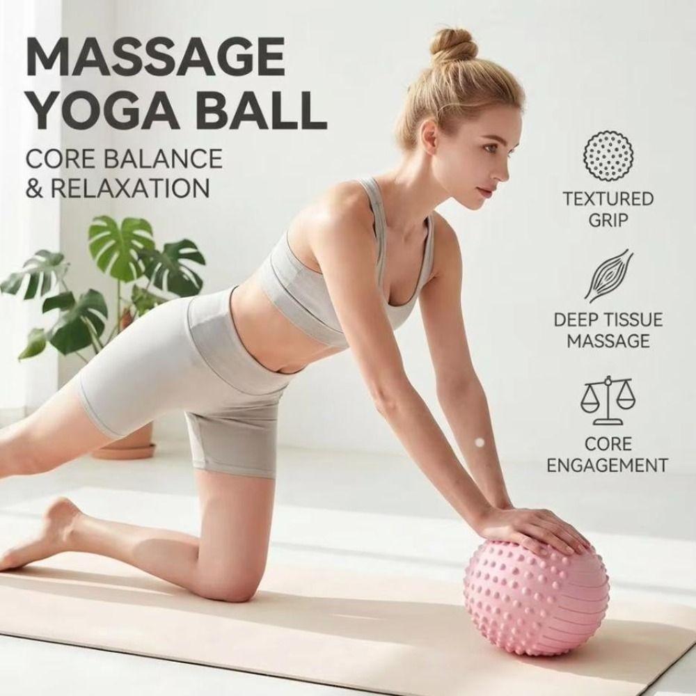 Inflatable Pilates Exercise Ball 25cm Fitness Pilates Ball Sports Ergonomic Yoga Ball Gym