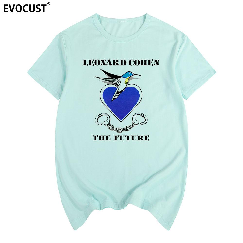 leonard cohen Book Of Longing Tshirt Cotton Unisex T shirt New Women Summer