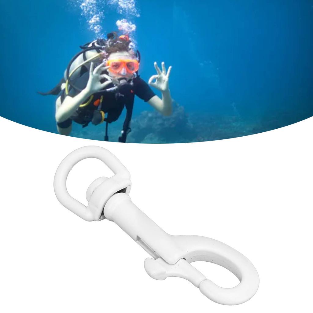 75mm Eye Snap Hook DT75B 316 Stainless Steel Marine Grade Single Ended Diving Clip for Keychain Dog Leash Camera Strap