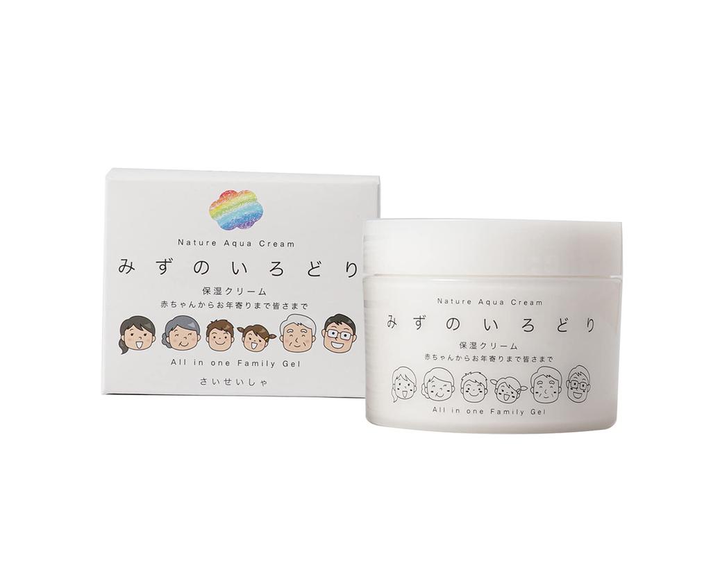 Saiseisha Nature Aqua Water Moisturizing 1000113200 Cream, Color, Cream, 200g, Cup,