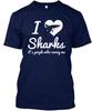 Я люблю акул, это люди меня раздражают. Футболка Сделано в США Размер от S до 5XL