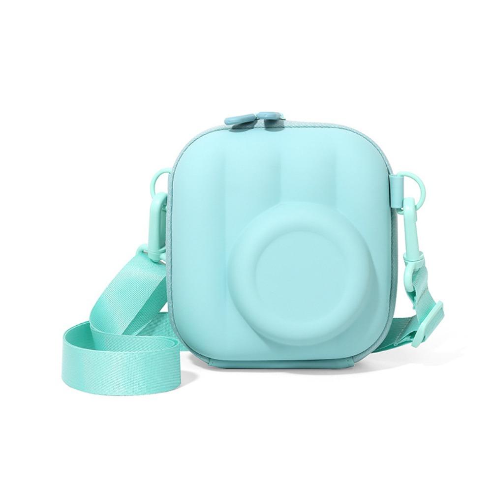 Hard Shell Crossbody Bag Zipper Storage Bag Compact Instant Camera Case Outdoor Carry