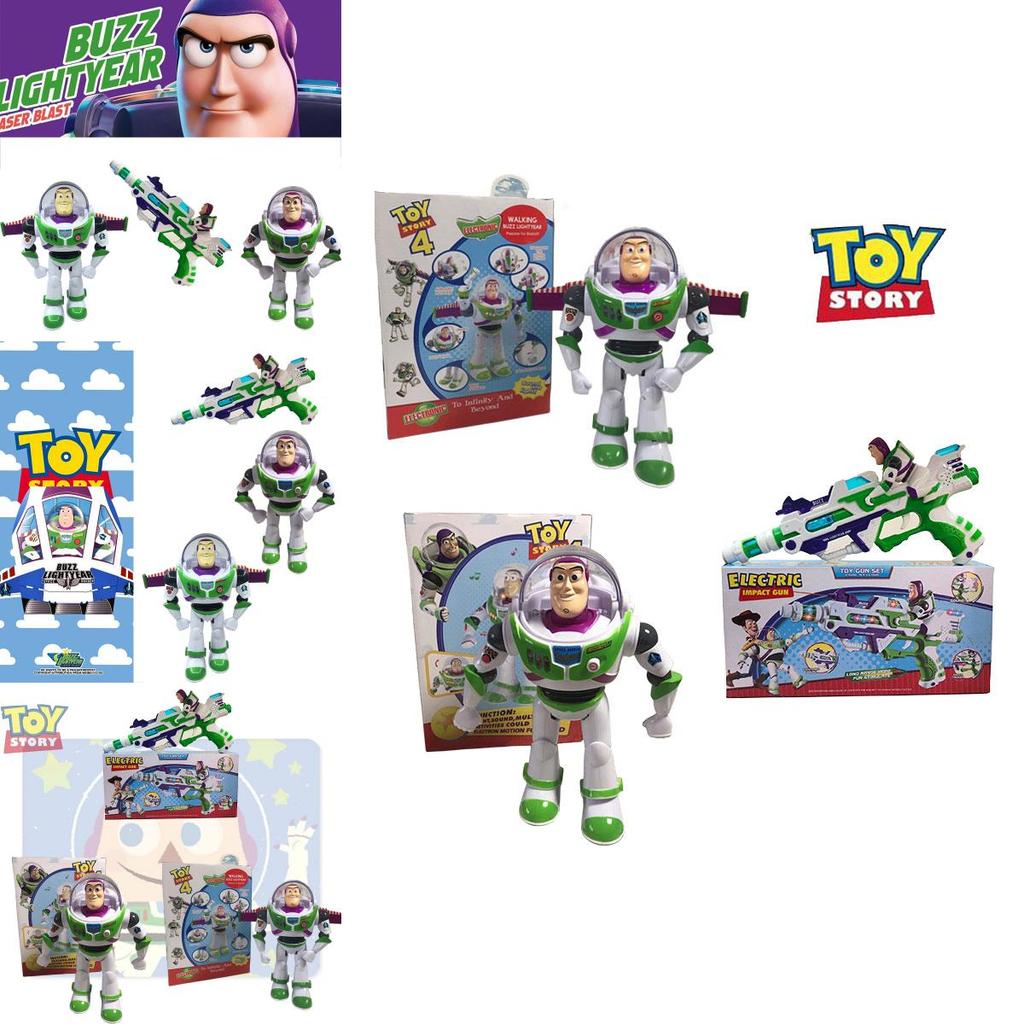 Buzz Lightyear Talking Action Figure Toy Story 4 Walking Toy