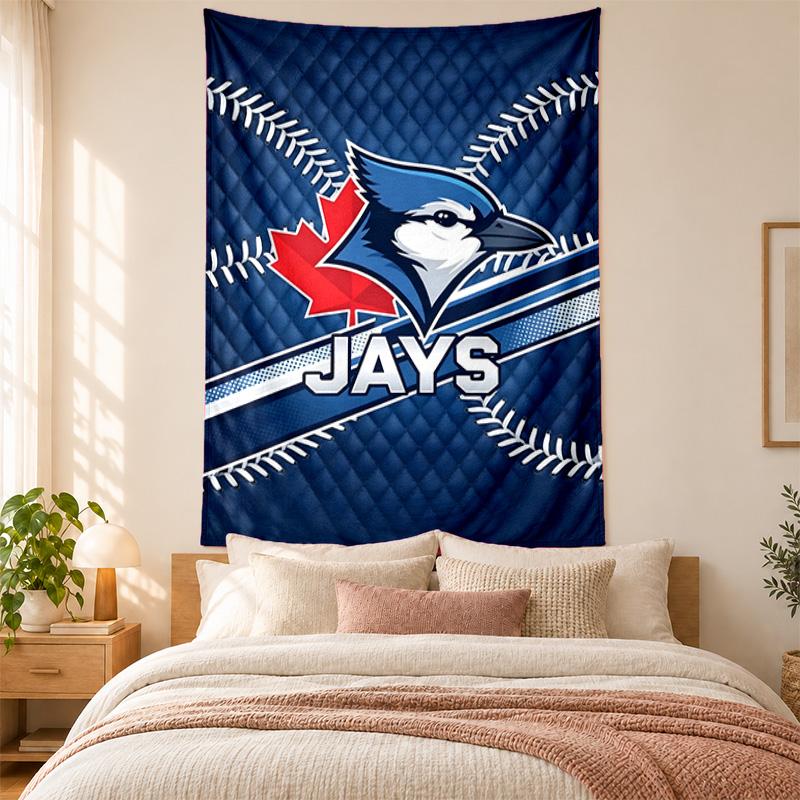 Blue Jays Academy Tapestry highquality for decorating living room bedroom dorm walls ideal as bedroom wallart orholiday gift