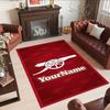 Arsenal Personalized Name Floor Mat Perfect for Hallway Kitchen Outdoor Foyer Antislip Carpet Decorate Offices Perfect Gift for Women/Men
