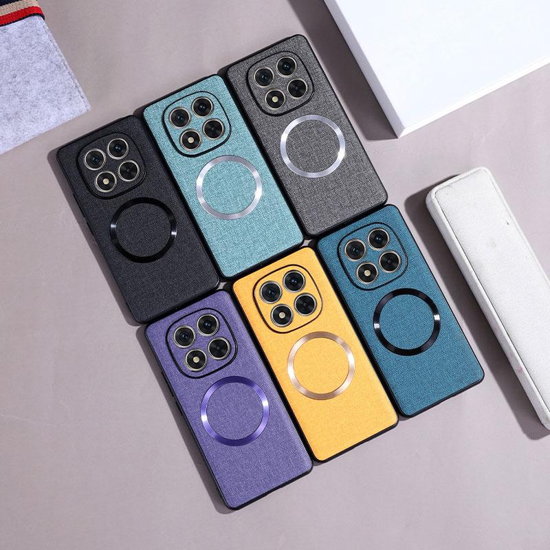 Чехол для Xiaomi POCO X7 Роскошный PU Магнитный Беспроводная Зарядка Защитная Задняя Крышка Чехол Для Xiaomi POCO X7 5G X 7 Корпус Телефона