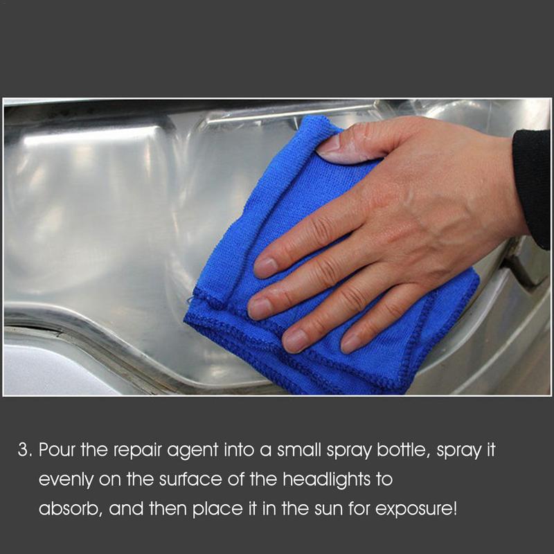 Набор для восстановления автомобильных фар, полировальный состав для автомобильных фар 30 мл, жидкость для ремонта царапин на автомобильных фарах, автомобильные аксессуары