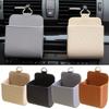 PU Leather Car Air Vent Dashboard Hanging Bags Auto Interior Box Glasses Phone Holder Storage Organizer Car Accessories