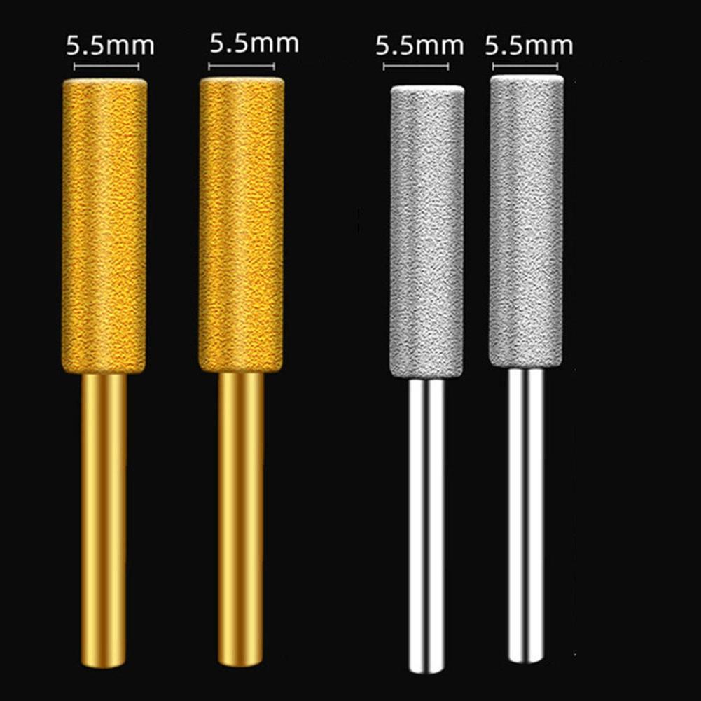 4 шт. Алмазные цилиндрические борфрезы для заточки цепей бензопилы
