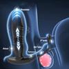 Thrusting Anal Vibrator with 10 Thrusting Vibration Modes, G-Spot Vibrator with Double Penis Ring, Remote Control Prostate Massager,Sex Toys
