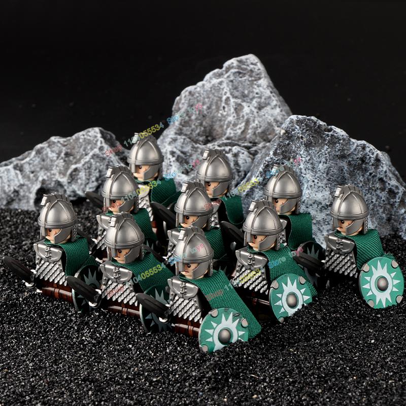 Movie Series Orc Uruk-hai Army Action Figures Mini Bricks Doll Assemble Building Blocks MOC DIY Toys for kid gift