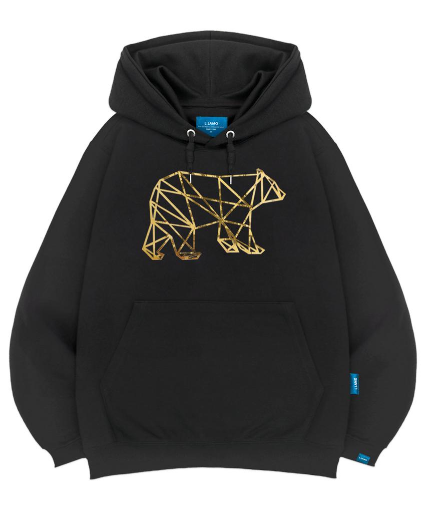 Худи H Goldbear на флисовой подкладке Унисекс Большого размера M~4XL (Тип B)