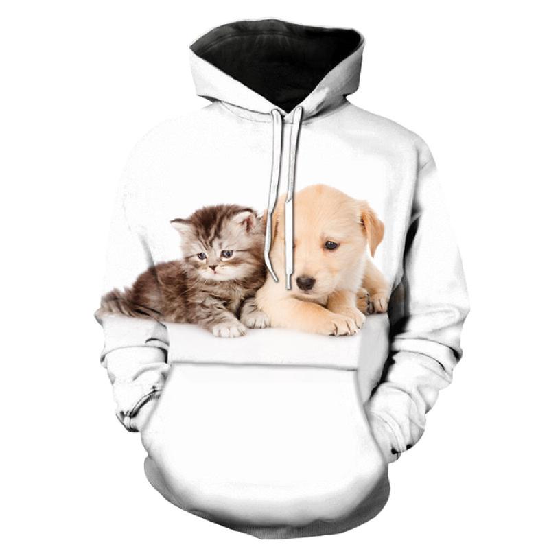 Бернская зенненхундная толстовка с 3D принтом, милый пуловер с животными для мужчин и женщин, модные повседневные толстовки большого размера, уличная одежда в стиле Харадзюку с собакой, топы