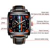Paulareis Fully Automatic Mechanical Multifunctional Night Light Leather Men -like Watch Automatic Watch