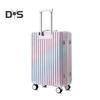 20/24-дюймовый чемодан с жестким корпусом, устойчивым к царапинам, с USB-интерфейсом, подстаканником и кодовым замком, бесшумный чемодан с вращающимся колесом